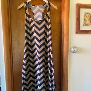 Chevron Maxi Dress
